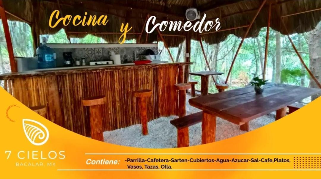 7 Cielos Bacalar. Kültér fotó
